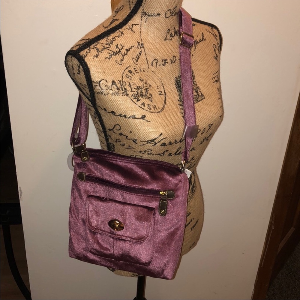 Cute Purple velvet purse💜